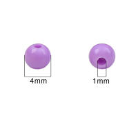 30G Sobre 900Pcs De Cuentas Redondas De Acrílico De Colores Sólidos Para Manualidades DIY Joyería Pendientes Collares Accesorios - details 3