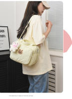 Bolsa De Diaper De Algodón Para Mamá Bolsa De Mano Bonita Organizador De Bebé Caddy De Pañales Bolsa De Maternidad Para Niños - details 14