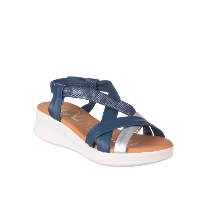 Sandalias planas OH MY SANDALS 5406 Mujer Azul - 1