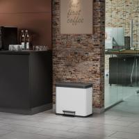 Hailo Cubo con Pedal Oko Trio Plus Tamaño L 3x9 L Papelera Tacho Basura Color Negro,  Blanco,  Plateado y mas - details 1