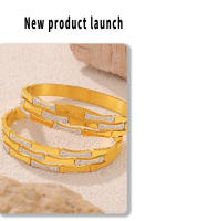 Pulsera personalizada de Maple Titanium con diseño Geométrico de Bambú empalmado, Luz minimalist y Estilo - details 6