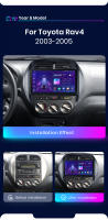Junsun Android 13 inalámbrico CarPlay Android Auto Radio para TOYOTA RAV4 2003 2004 2005 coche Multimedia navegación GPS autorradio - details 2