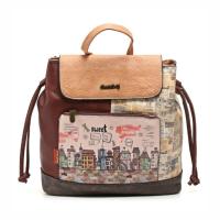 Mochila Mujer Sweet Candy City Of Your Dreams - Marrón - details 0