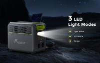 FOSSiBOT F1200 Estación de energía portátil, capacidad 1024Wh, potencia nominal 1200W, 3 modos luz LED, 7 puertos salida, protección BMS, cambio menos de 10ms, regulador entrada 5 velocidades, batería LiFePO4 de grado EV, más 4000 ciclos - Enchufe la UE. - details 17