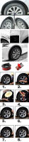Protector De Barro Para Coche 1.5M Universal Expansor De Arco De Rueda Antigolpes Decorativo Cubierta De Faros De Llanta Material De Goma - details 0