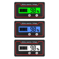 Indicador De Capacidad De Batería De Plomo-Acido Y Litio Digital Voltímetro De Voltaje Para Coche Y Motocicleta 9-120V Medidor De Tensión - details 0