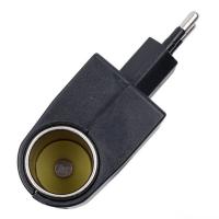 Adaptador De Corriente Universal 220V AC a 12V DC Para Coche Conector Cigarrillo Convertidor De Energía Doméstico Con Enchufe EU - details 4