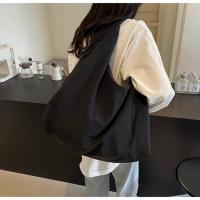 Bolso De Hombro Casual De Nylon Para Mujer Con Compartment Interior Bolsa De Compras Con Cierre De Cremallera Color Sólido Estilo Versátil - details 22