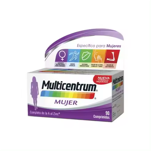 MULTICENTRUM MUJER 90 COMPRIMIDOS - 1