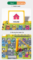 Juego De Mesa Magnético De Madera Con Laberinto Y Colores Juguetes Educativos Montessori Para Niños Actividad De Avión De Viaje - details 12
