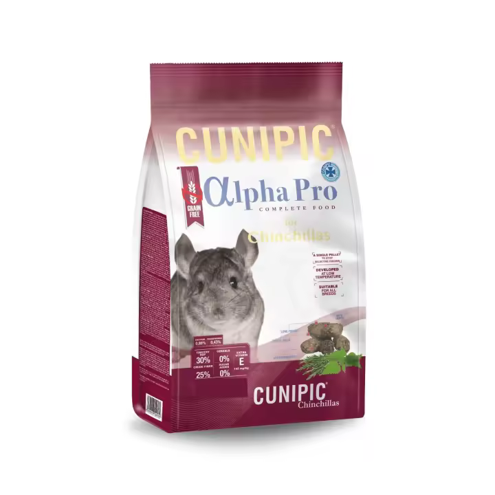 Alpha Pro Alimento Chinchillas CUNIPIC 500 gr - 1