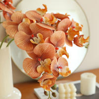 1PC Orquídea De Mariposa De Simulación Decoración De Hogar Lujo Arreglo Floral Para Boda Y Fiestas Interior - details 3