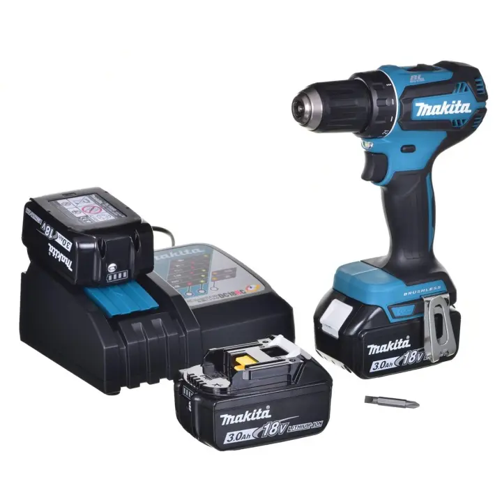 Wkrętarka aku 18v 50nm 3x3,0ah ddf485rf3j makita - 1