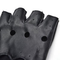 Guantes De Motociclista Para Mujer Punk De Cuero Sin Dedos Para Baile Y Conducción Estilo Biker Adulto Material Principal Poliéster - details 14