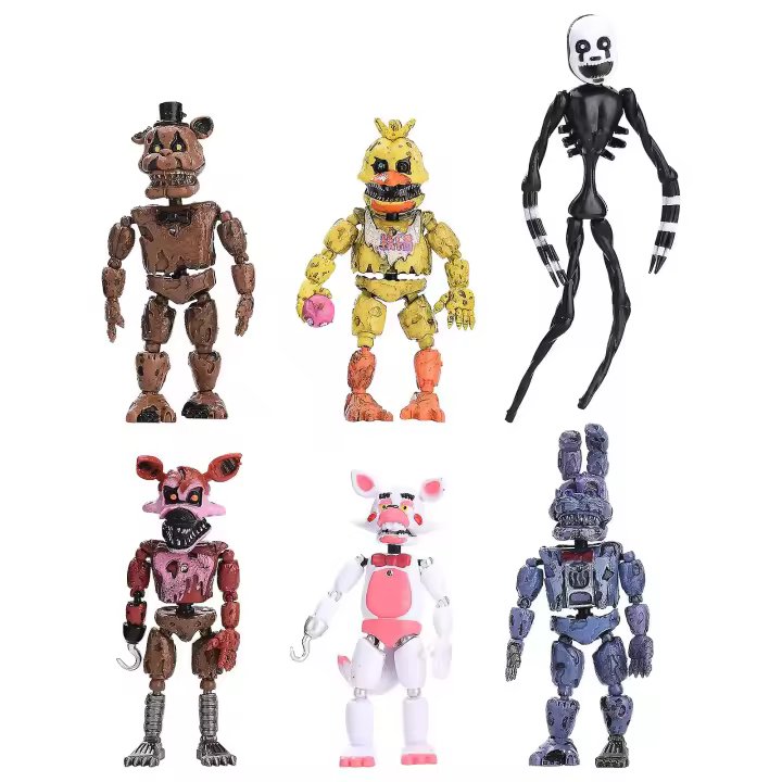 Figuras de acción de FNAF, juguetes, muñecas, pesadilla, juego de Five Nights at Freddy's, regalo para niños. - 1