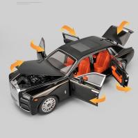 Modelo De Coche a Escala Rolls Royce Phantom 1:18 En Aleación De Metal Regalo Para Hombres Decoración Para El Hogar Juguete Para Niños - details 7