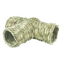 Túnel Interactivo Para Mascotas De Paja Ligero Y Cómodo Juguetes Para Conejos Canarios Chinchillas Gerbils Ratas Entrenamiento Divertido Para Perros Gatos - details 1