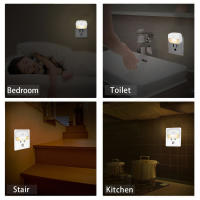 Lámpara Nocturna LED Con Sensor De Movimiento Inteligente EU Plug 220V Para Sala De Estar WC Pasillo Escalera Cocina Dormitorio - details 9