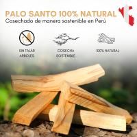 Palo Santo Sagrado XL Incienso Premium - DECEVI - 50 Gramos (4-7 Palitos) - para Quemar - Origen Perú - 100% Natural y sostenible - Regulado por el Gobierno de Perú - Corte Artesanal (50 Gramos Aprox) - details 0