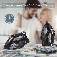 Plancha de Vapor Moosoo SG-8005-1 - Plancha seca ligera de 1800W con sistema avanzado anti-goteo, función de apagado automático y características de seguridad mejoradas para una experiencia de planchado fácil - details 2