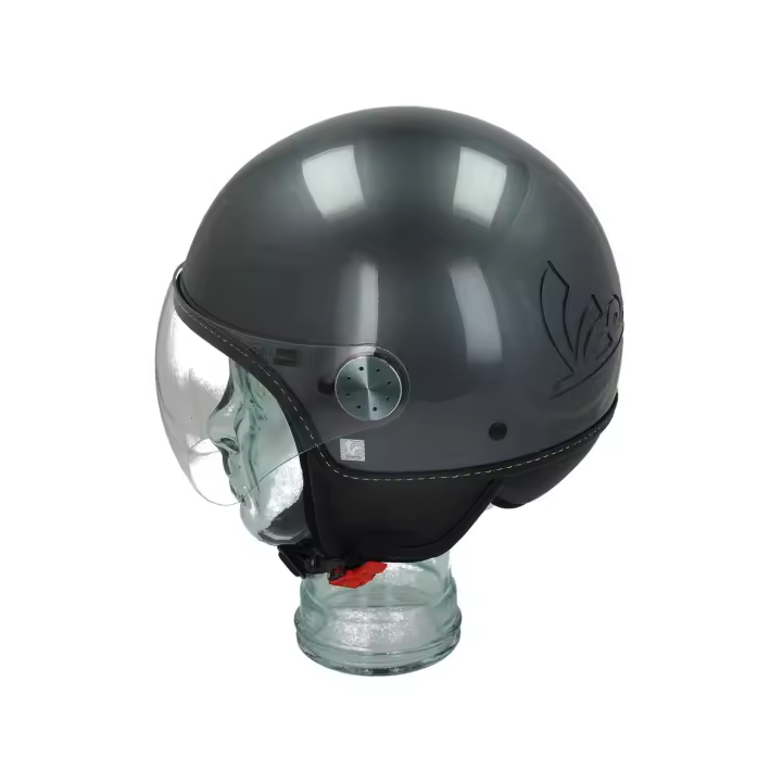CASCO VESPA JET VISOR 3.0 ADULTO COLOR GRIS - 1