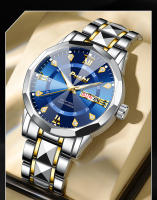 Reloj De Pulsera Cuarzo POSHI Para Hombre Resistente Al Agua Con Calendario Y Semana Luminoso Manos Dual Moda Y Casual - details 3
