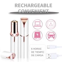 Epilador Eléctrico Portátil En Forma De Labial Para Mujeres Eliminación De Vello Facial Painless Y Efectiva Herramienta De Afeitado Doméstico - details 0