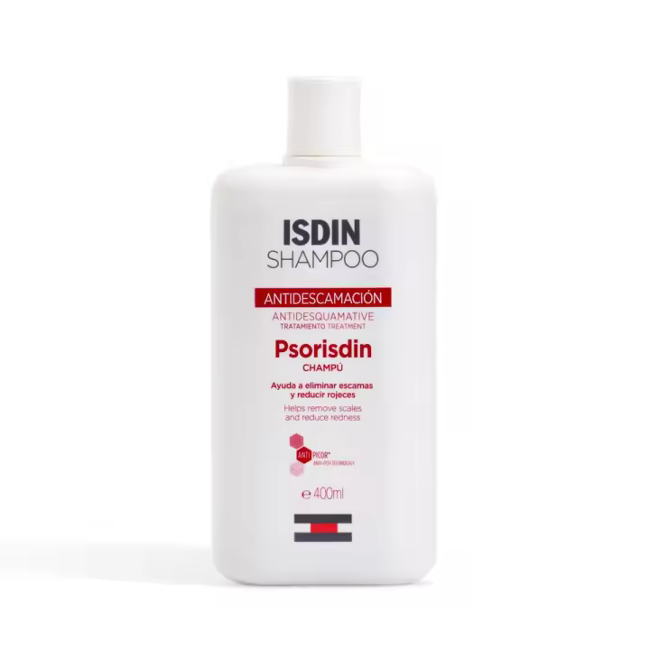 Isdin Psorisdin Control Champú, Elimina escamas y Reduce Rojeces del Cuero Cabelludo 400ML - 1