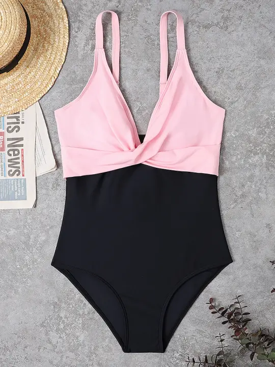 SSITO Bañador DE UNA Pieza para Mujer, traje de baño con espalda Descubierta y Correa ajustable, Sexy para Playa, 2024 - 1