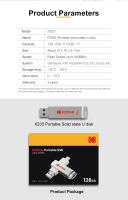 KODAK Pendrive SSD USB3.0 Metal U Disk 128GB 256GB 512GB 1TB Resistente Al Agua Mini Memoria Stick Para Móvil Laptop Desktop - details 7