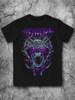 Camiseta Casual De Cuello Redondo Retro Con Patrón Impreso Manga Corta Para Mujer Algodón Estirado Suave De Temporada - details 1