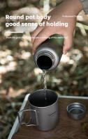 Botella De Deporte Tiartisan De Titanio Gran Capacidad 700ml/1000ml Para Camping Y Exterior Ligera Y Antigrifo - details 3