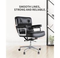 TY205B Dark Brown Robin Chair Genuine Leather Lobby Office Computer Chair Home and Office Chair Swivel Chair - details 16