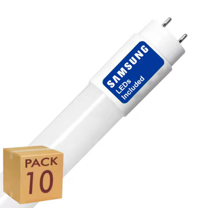 Tubo LED 150CM 24W  Samsung Chip,  Alta Luminosidad, Luz Natural 4000K - Pack 10 unidades - 1