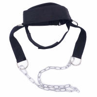 Correa Ajustable Para Cuello Y Cabeza Con Cadena Para Gimnasio Doméstico Levantamiento De Pesas Bodybuilding Ejercicio Con Barril - details 1