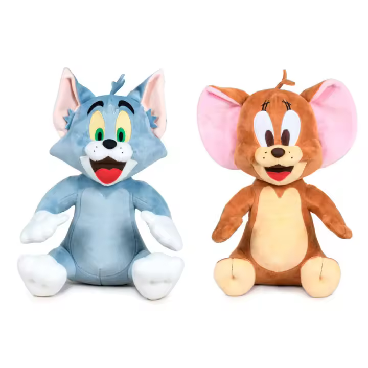 Peluche tom and jerry sutido 28cm 2 unidades - 1