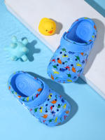 Zapatillas De Jardín Para Niños Dinosaurio Lindo Y Divertido Sandalias De Verano Para Niños Clog De Playa Y Piscina Transpirables Tallas True Fit Para Niños De 1 a 6 Años - details 19