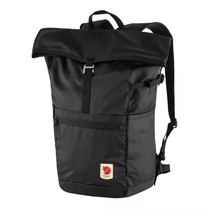 Mochila Negra Fjallraven High Coast Foldsack 24L Black Ligera y Versátil - 1