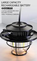 Lámpara De Camping Portátil Retro Impermeable Luz De Emergencia Dimmer Sin Escala Para Colgar En La Tienda De Campaña Y Senderismo Al Aire Libre - details 3