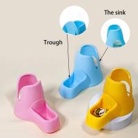1pc Alimentador Y Bebedero Automático Para Hamsters Sphynx Jaula De Mascotas Material PP Resistente Al Agua Suministro De Alimentos Y Agua - details 2