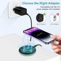 Cargador inalámbrico,15 W para Google Pixel 8/8, cargador de teléfono inalámbrico para Samsung Galaxy S24/S23/,iPhone 15/14, LG - details 1