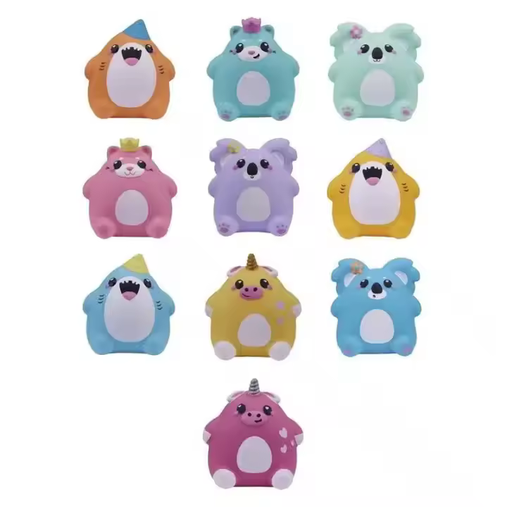Muñecos flexibles Smooshzees Cutezees 8cm modelos aleatorios 08102 TOY PARTNER - 1