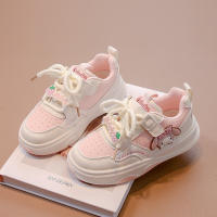 Zapatillas De Tenis Para Niñas Cuaderno Kuromi Moda Versátil Infantil Antideslizantes Transpirables Cómodas Para Escuela Y Deporte Tallas True Fit Material Superior De Cuero PU Suela De Goma - details 5