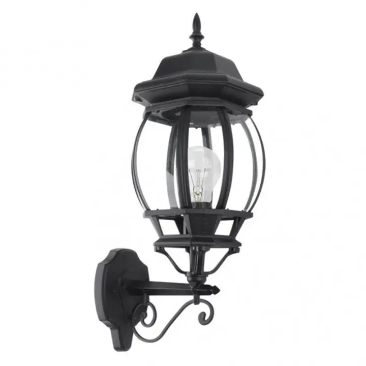 FABRILAMP Aplique Exterior Aluminio Caelum 1xe27 Negro Ip44 54x19x28 Cm - Diseño Moderno - 1