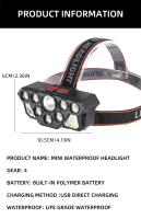 Faros LED Para Pesca Y Actividades Al Aire Libre Luz Potente De Larga Distancia Para Correr Por Noche Y Minas Luz Montada En La Cabecera - details 8