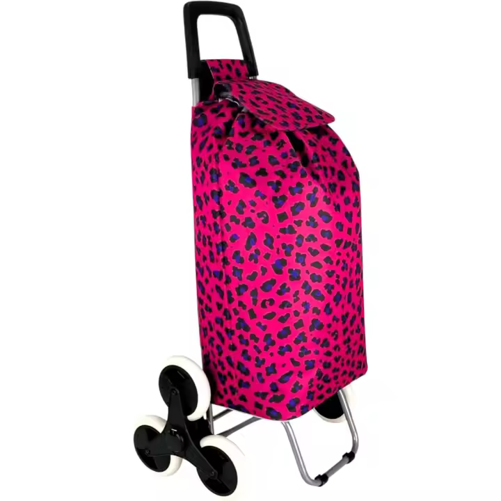 COSHANO Carro de la Compra Plegable para Subir Escalerascon, Carrito del Mercado 6 Ruedas, Bolsa Impermeable de 44L litros - 1