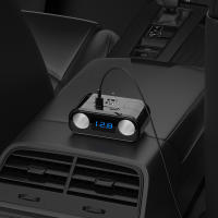 Adaptador De Cargador De Coche Con Dos Oquedades De Encendedor De Coche PD 22W QC3.0 Splitter De Encendedor De Coche ABS Y PC Con Pantalla De Voltaje Digital - details 3