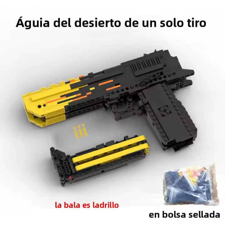 Pistola Desert Eagle De Bloques Constructibles 1.0 Disparo Single Shot Modelo MOC Juguetes Para Niños Regalos De Navidad - 1