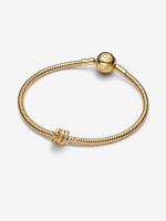 Pandora - Charm de serpiente enroscada - Baño de Oro de 14K - details 1