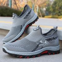Zapatillas De Verano Para Hombre Transpirables De Malla Zapatillas Deportivas Casuales Con Suela De Goma Envío Gratis - details 2